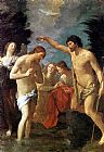 Guido Reni Canvas Paintings - Baptism of Christ